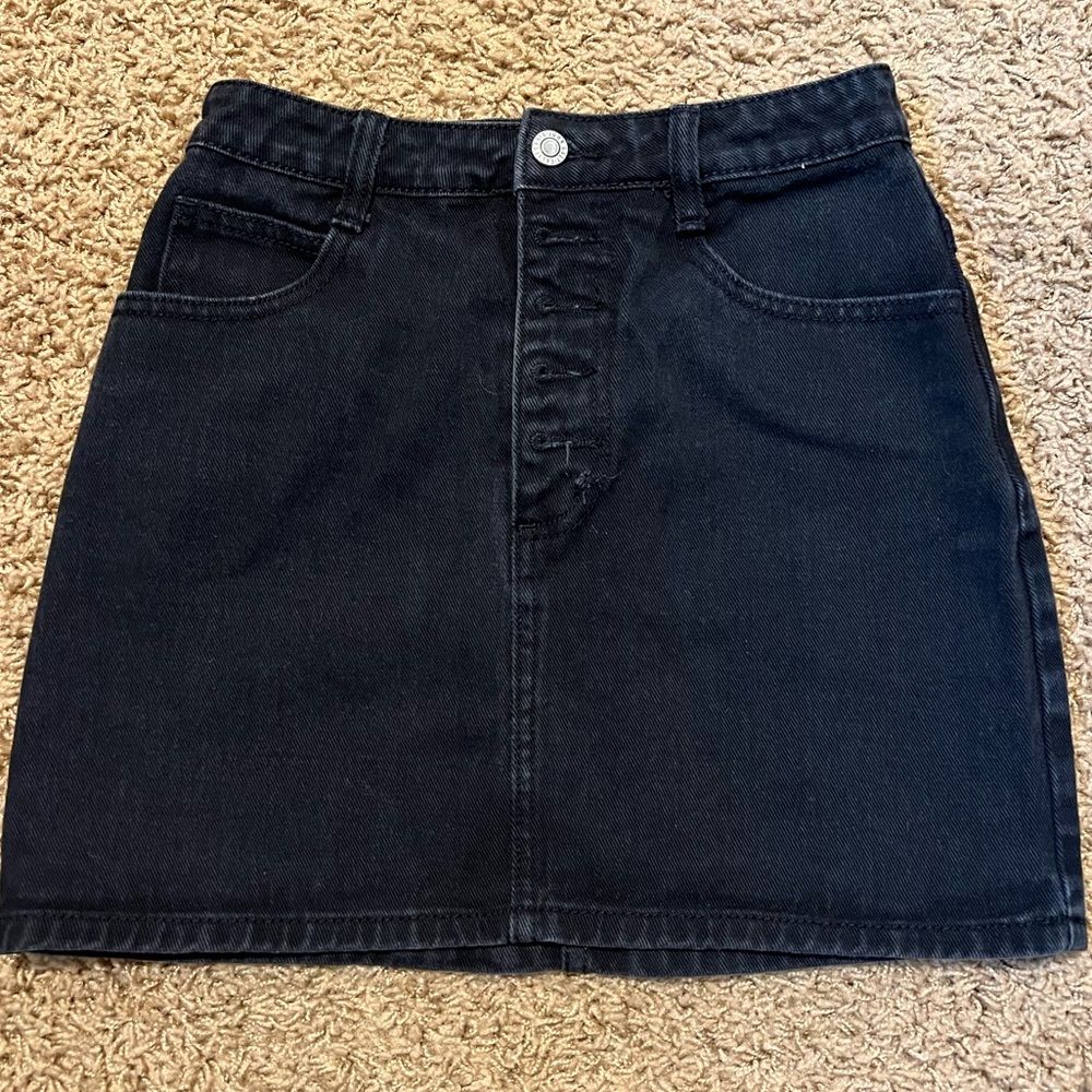 Brandy Melville - black jean skirt